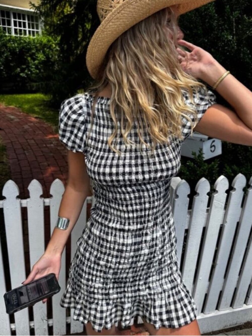 Doen Rizzo Gingham Dress